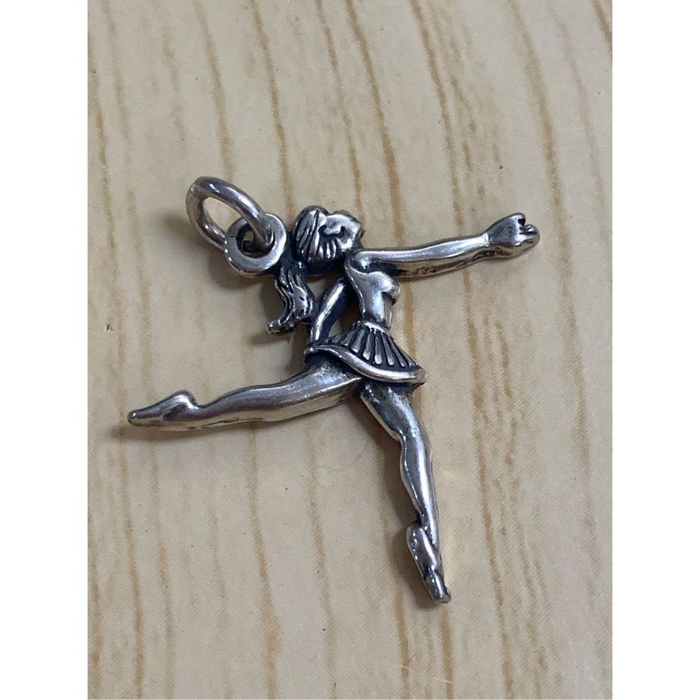 .925 Ballerina Sterling Silver Jewelry Charm #ballet